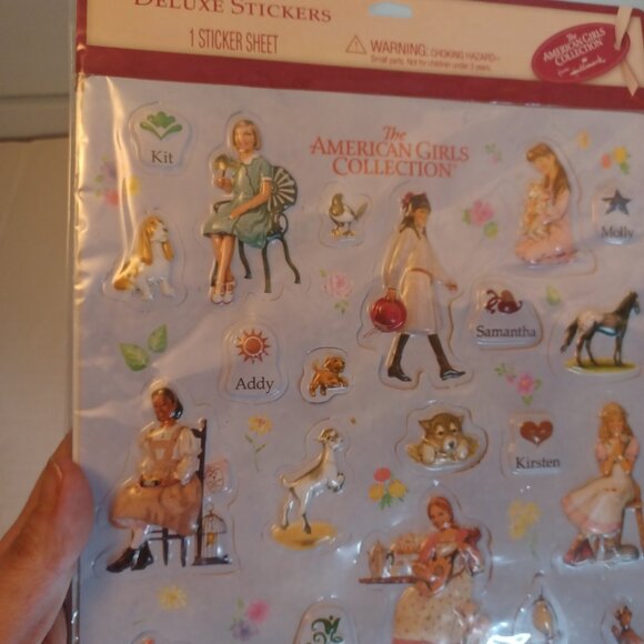 American Girl Bundle - Memory Book and 2004 Deluxe Sticker Sheet - Picture 4 of 9